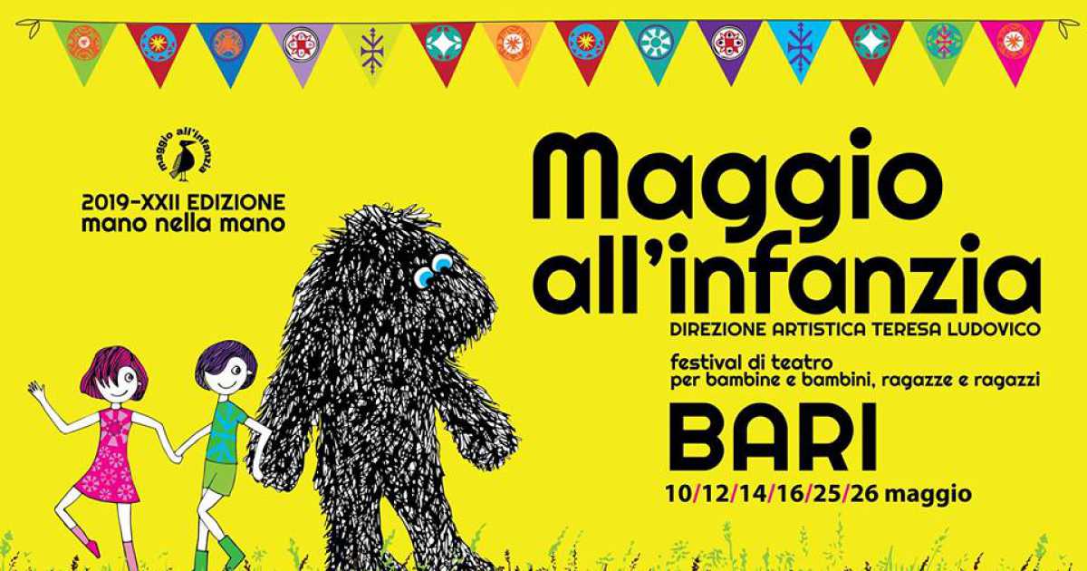 Bari, "Maggio all'infanzia": un mese di spettacoli teatrali per bambini e ragazzi